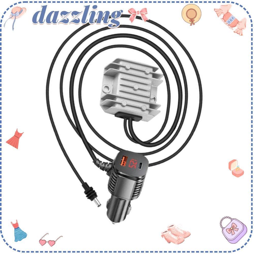 Conversor De Energia DC Deslumbrante , Max Boost Com Display Digital 3.5A , Adaptador Para Carro Porta USB-A 18W