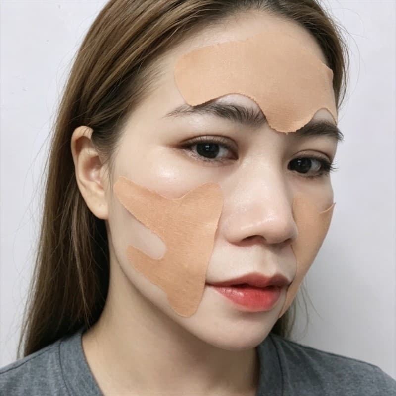 Nova Combinação De Fita De Levantamento facial , Adequada Para Remendos Faciais De Testa E patches Sem Necessidade De Co