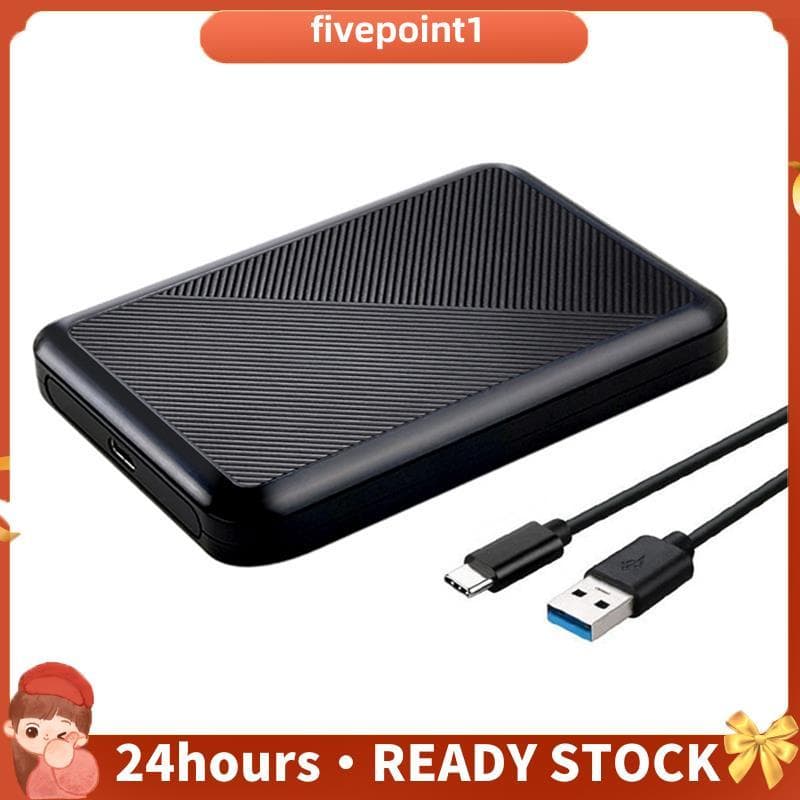 Gabinete De Disco Rígido Externo 2.5 " 5 Gb/S USB 3.1 Para PC Laptop Suporta 6 Tb Máx . Serve SSD SATA De 7 Mm/9.5 HDD