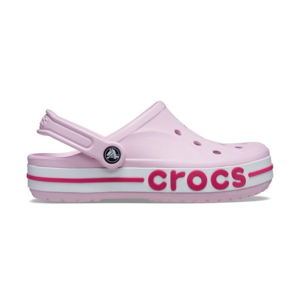 Sandália crocs bayaband clog ballerina pink/candy pink