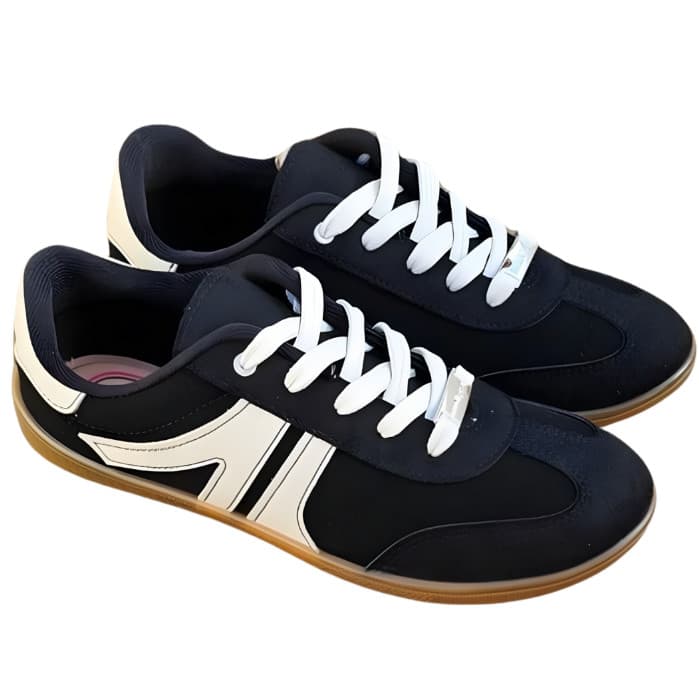 Tênis Feminino Moleca Flat Casual Macio Cadarço Tendência Modinha