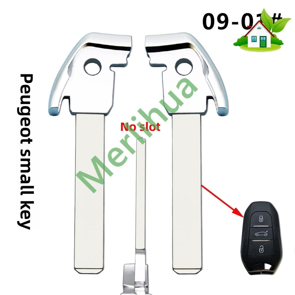 Para Peugeot 5008 4008 C6 C5 508 DS Citroen C4L C-Triomphe Cartão Inteligente Controle Remoto Pequena Chave
