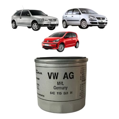 Filtro Oleo Motor Volkswagen Gol Polo Fox Up Original
