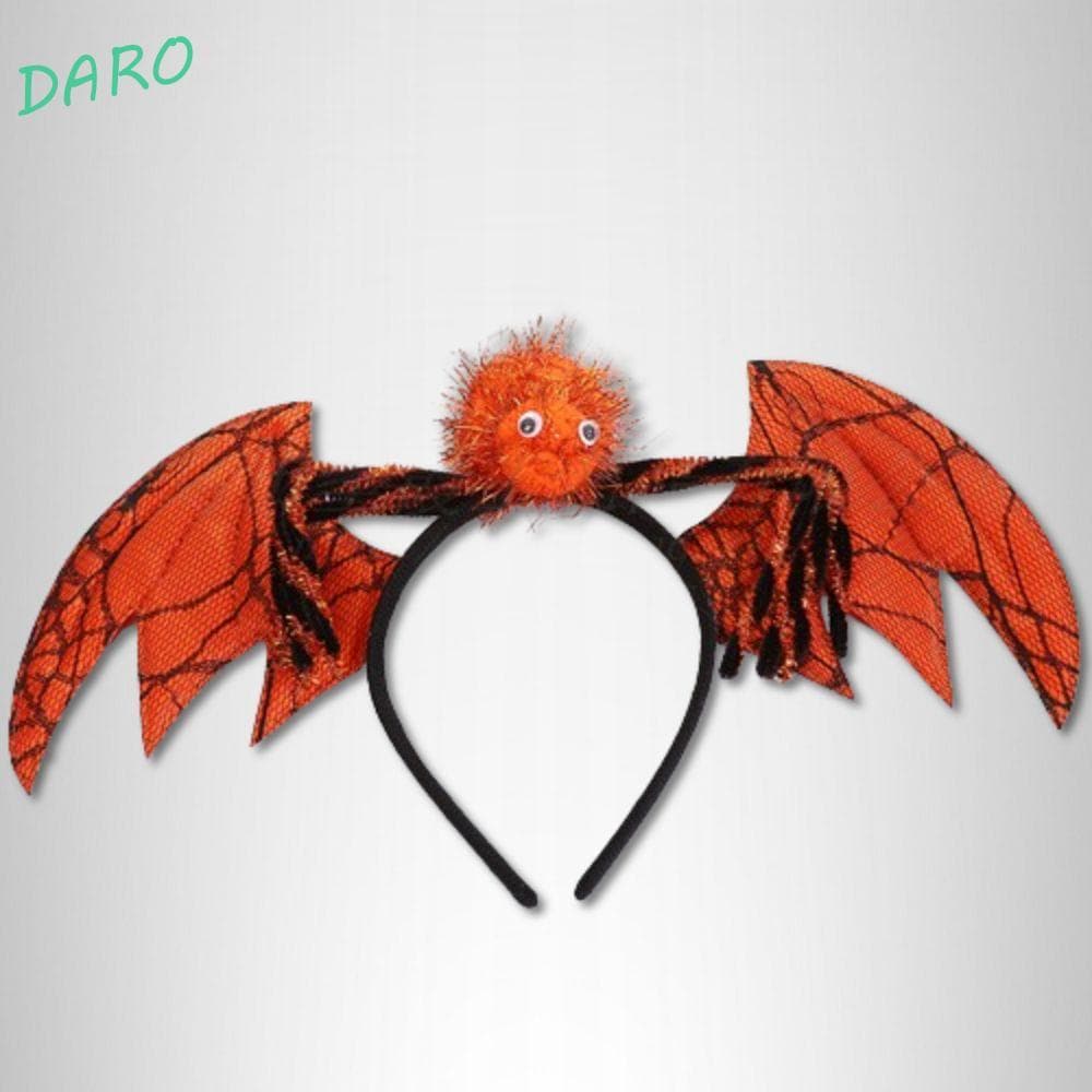 DARO Faixa De Cabelo De Halloween , Cabeça De Morcego De Pano , Acessórios Aranha Fantasma Menina