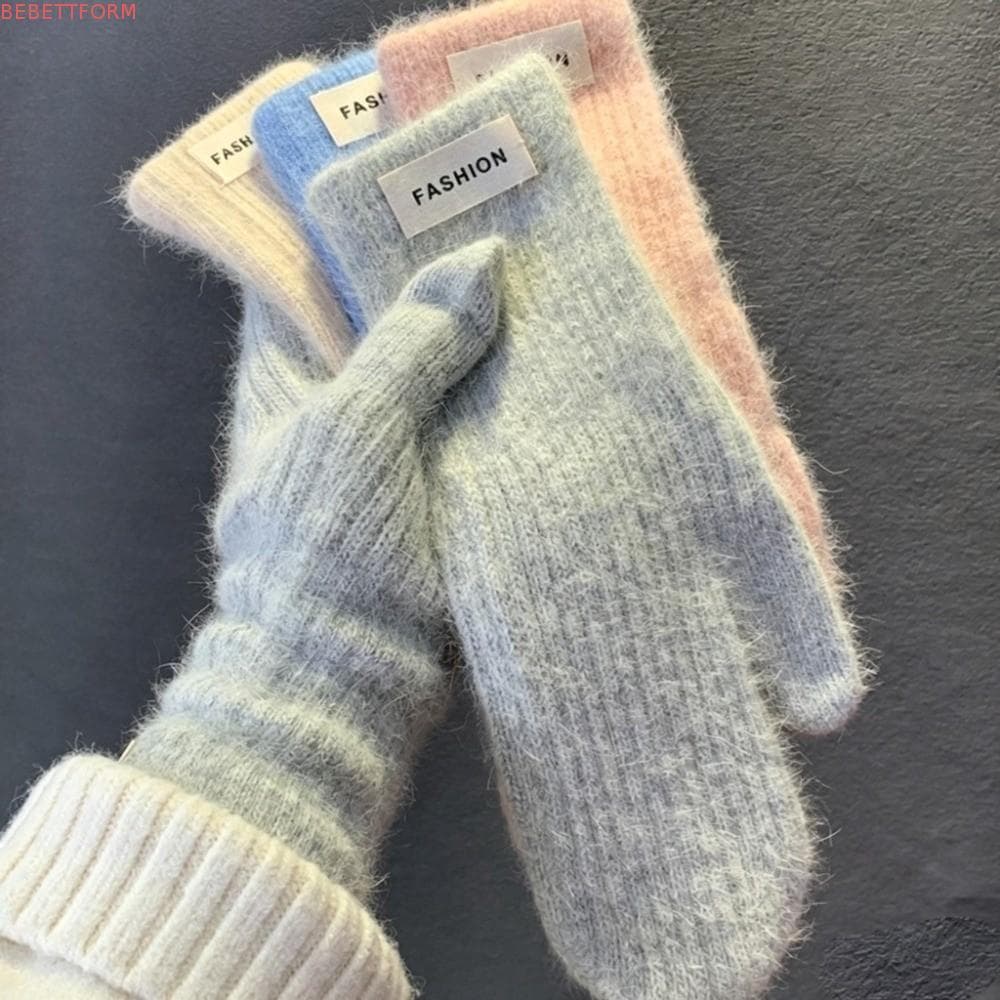 Luvas Térmicas BEBETTFORM , Material De Pelúcia Térmico Grosso , Quentes De Inverno Femininas Calor