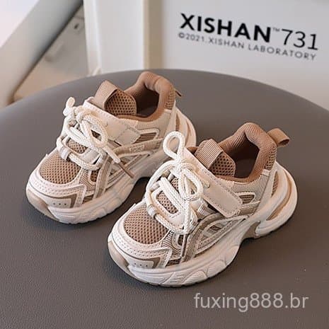 Tênis infantil Sapatos infantis casuais para meninos Moda tênis de corrida para Meninas Leve e macio