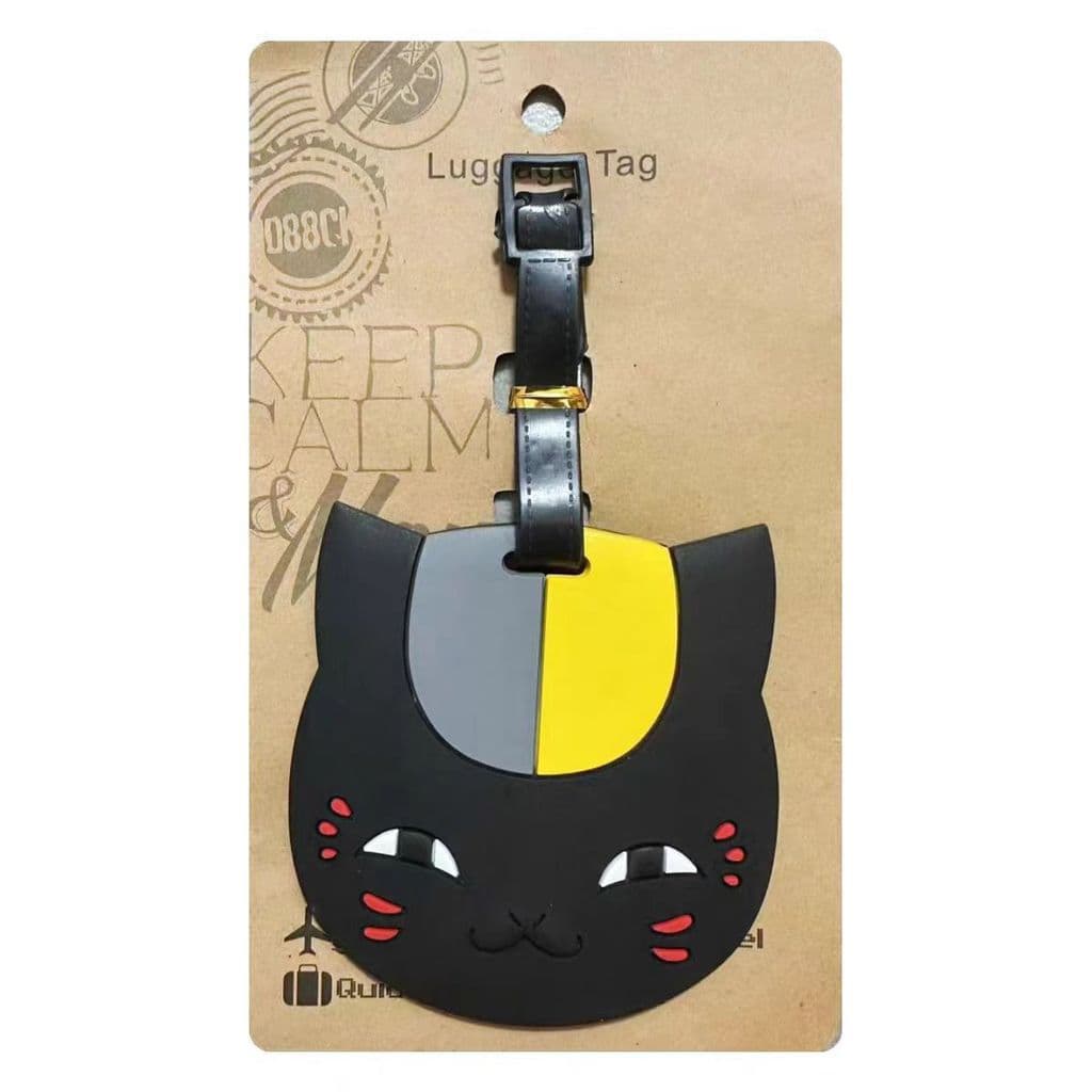 Etiqueta de bagagem fofa indispensável para viagem Hayao Miyazaki Serviço de entrega de bruxa Gigi Cat Natsume Friends L