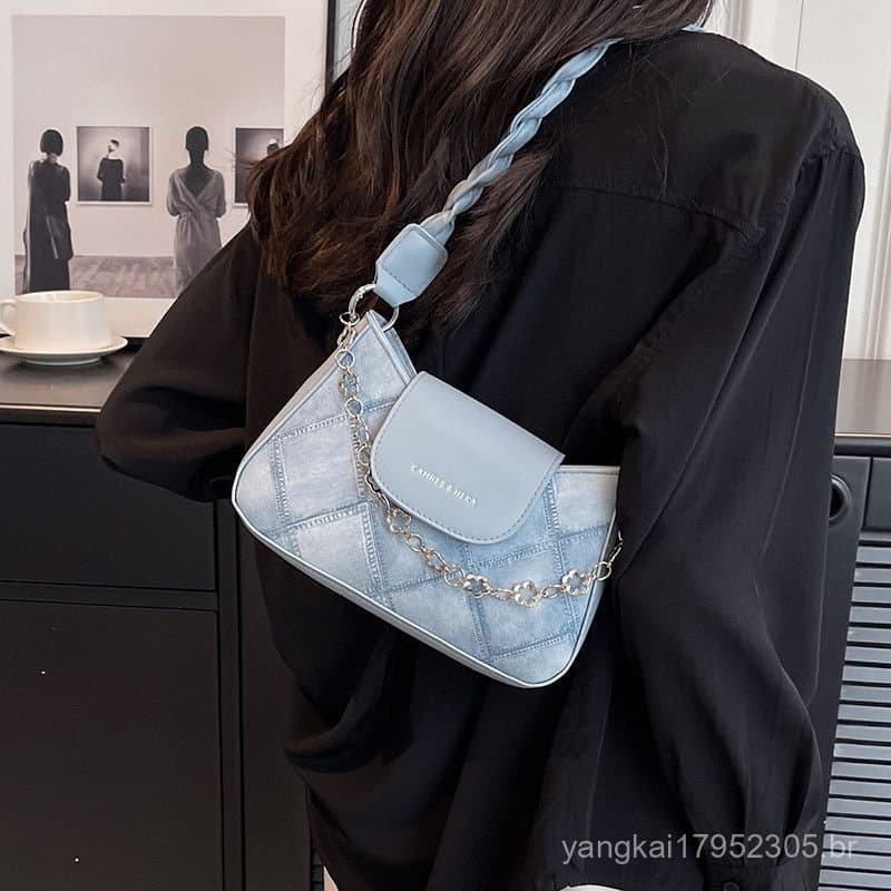 Bolsas femininas de nicho, novo modelo 2026, bolsas texturizadas de alta qualidade para mulheres, bolsas de ombro e bols