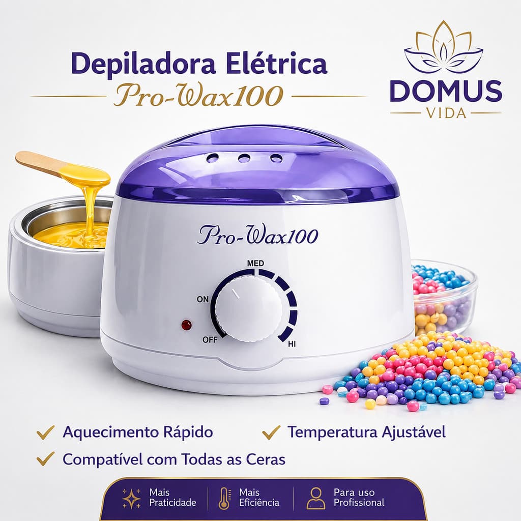 Aquecedor de Cera Elétrico Termocera Profissional para Depilação – Panela para Derreter Cera