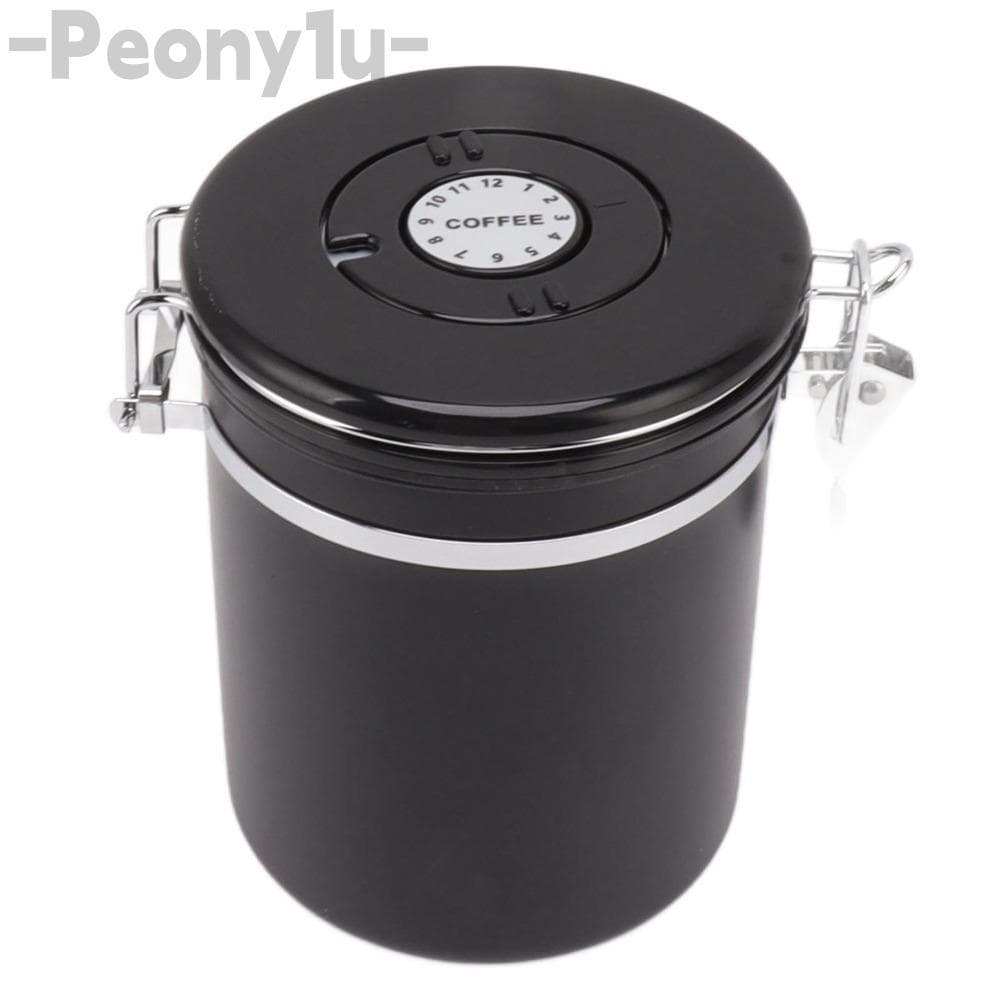 Vasilha De Café PEONY , Recipiente De Armazenamento De Grãos Em Aço Inoxidável 1.2L/1.5L/1.8L 304