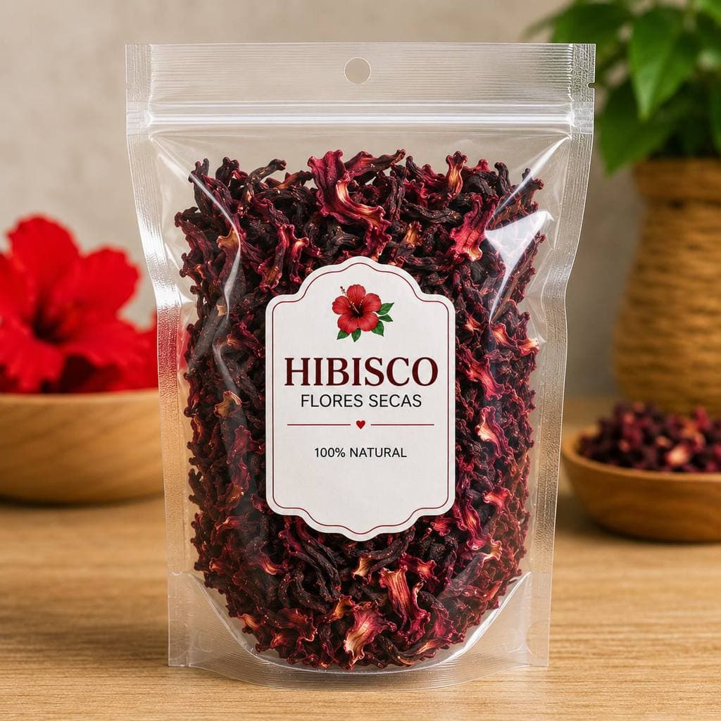 Hibisco Flor Desidratado100% Natural e Puro 1KG - 500GR - 250GR