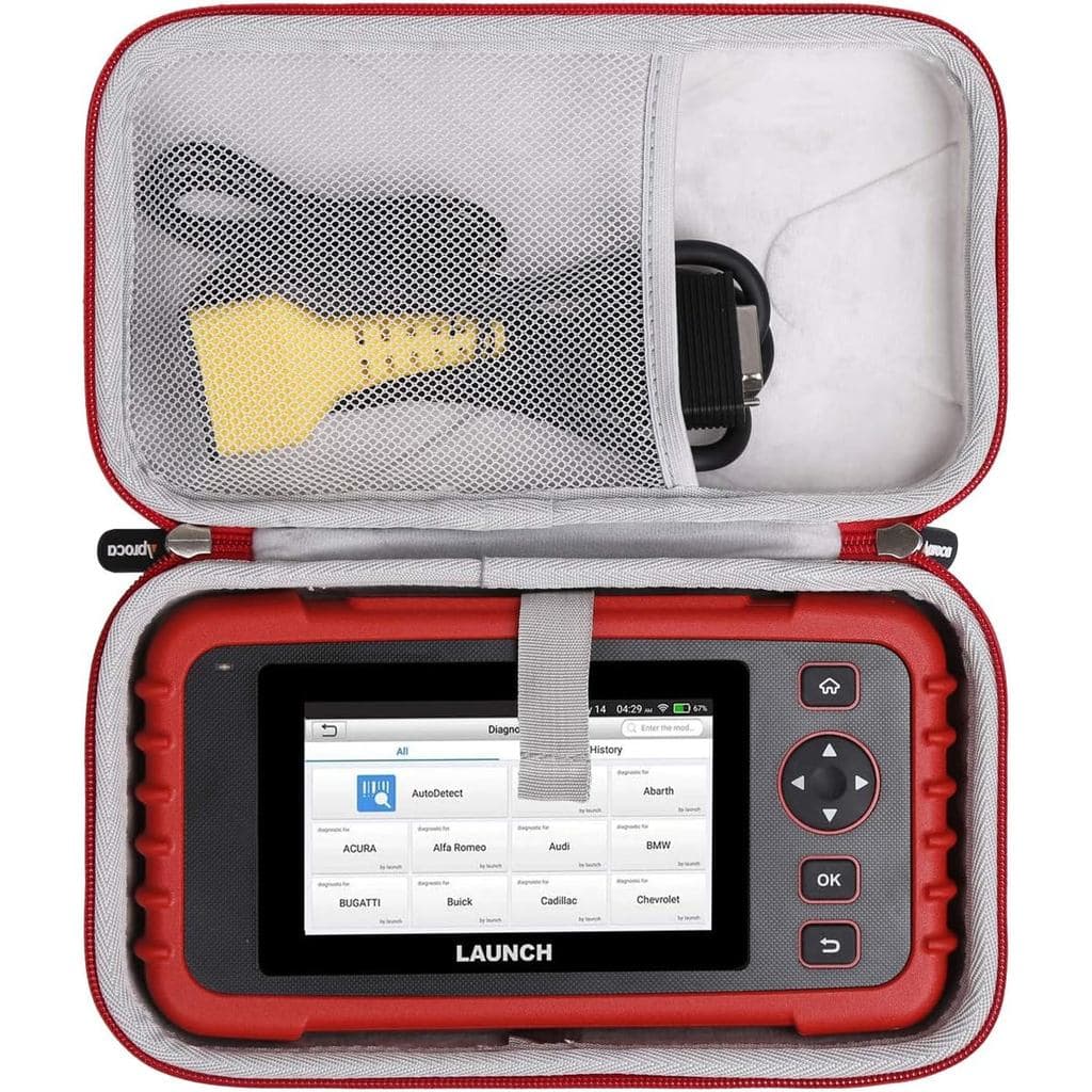 Estojo de Transporte Rígido Aproca para Ferramenta de Diagnóstico Launch CRP129X CRP123X Scanner OBD2