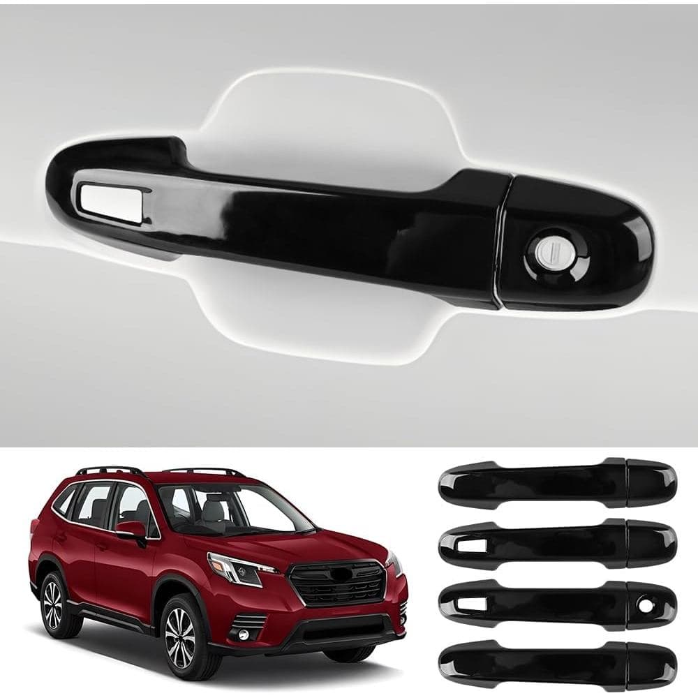 Capa para Manípulo de Porta de Carro para Subaru Crosstrek 2018-2024, Forester Impreza Ascent 2019-2024, Acessórios Exte