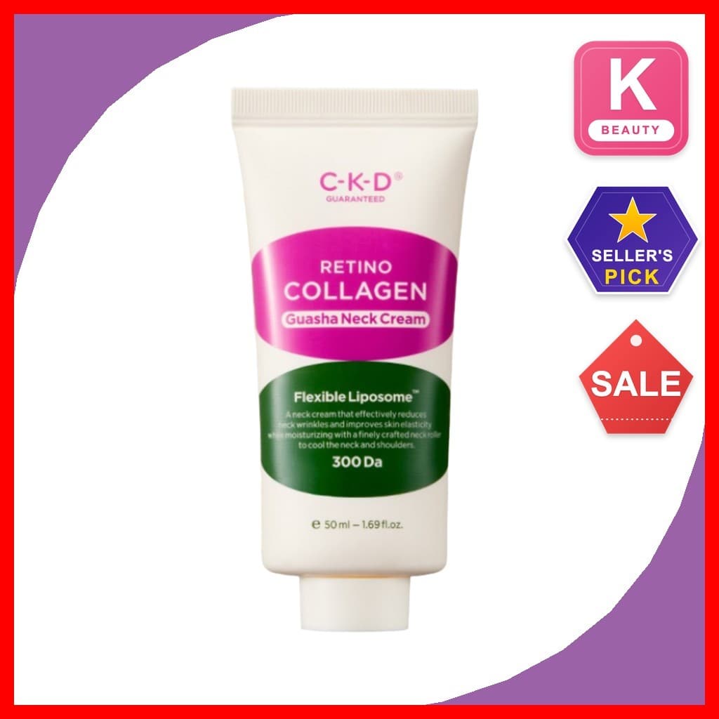 [CKD] Creme De Pescoço Retino Collagen Guasha 50ml 1 Unidade/Coreano