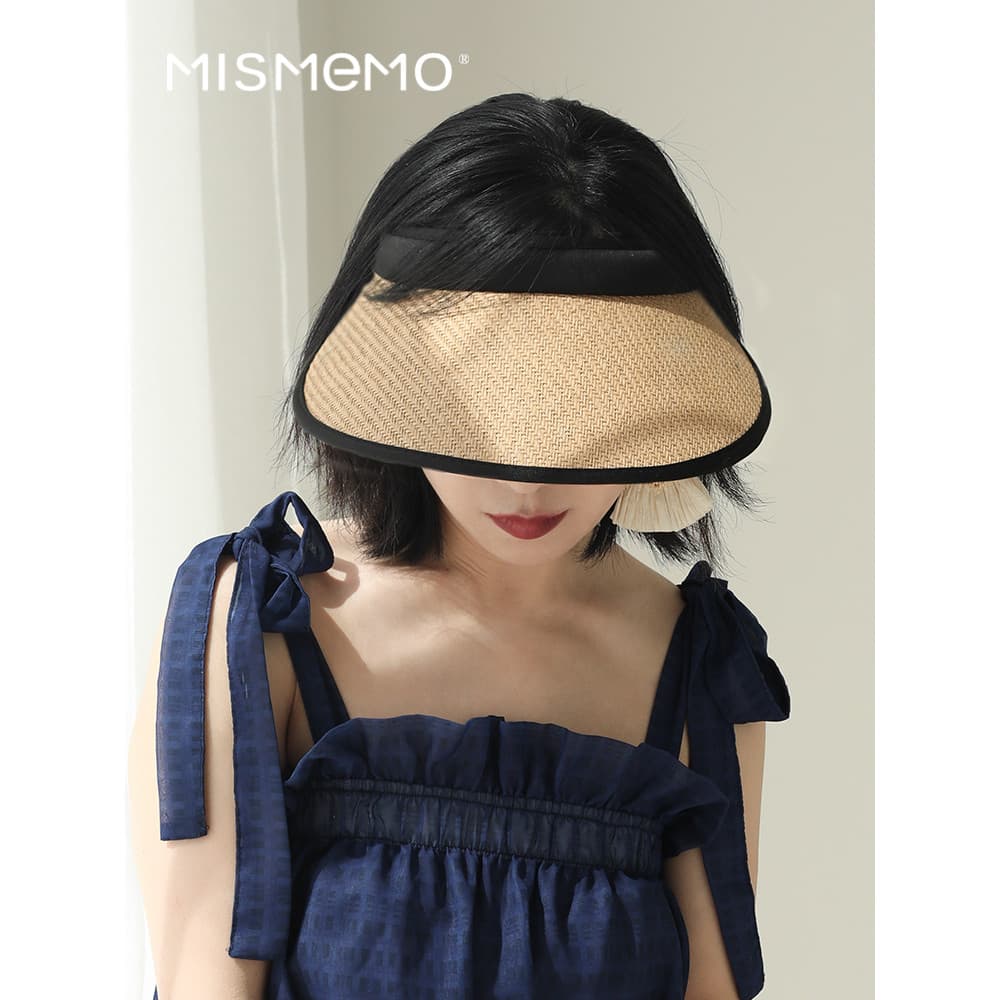 MISMEMO Bandana Oca Cartola Feminina Primavera Verão Anti-Ultravioleta Chapéu de Sol Moda