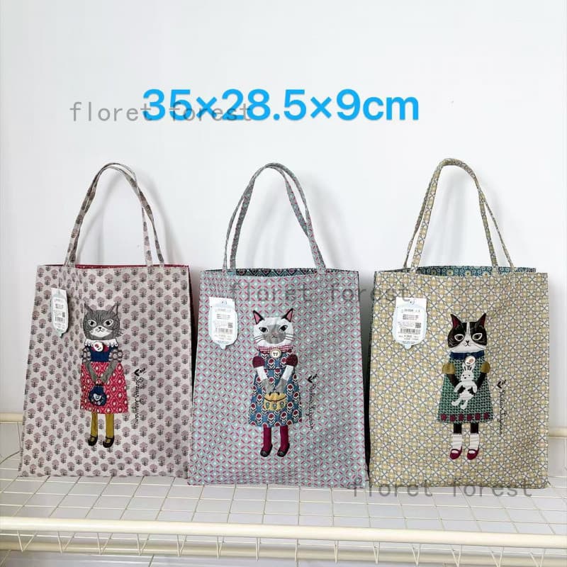 Japão japão Kusuguru genuíno mel feijão princesa Jacquard bolsa tecido dos desenhos animados Commuter saco PR002