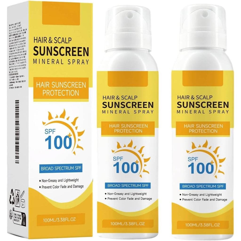 Spray Protetor Solar para Cabelo e Couro Cabeludo FPS100, protetor solar capilar, spray protetor solar capilar, névoa in