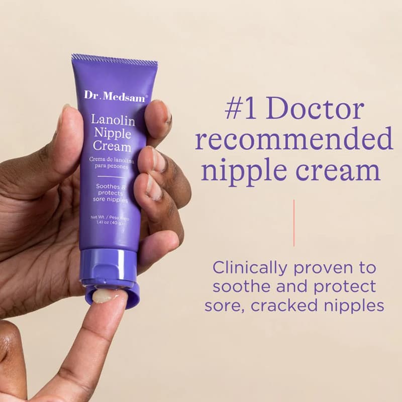 Creme para os Mamilos com Lanolina para Cuidado dos Seios, Personalizado para Proteger e Aliviar a Dor nos Mamilos de Mã