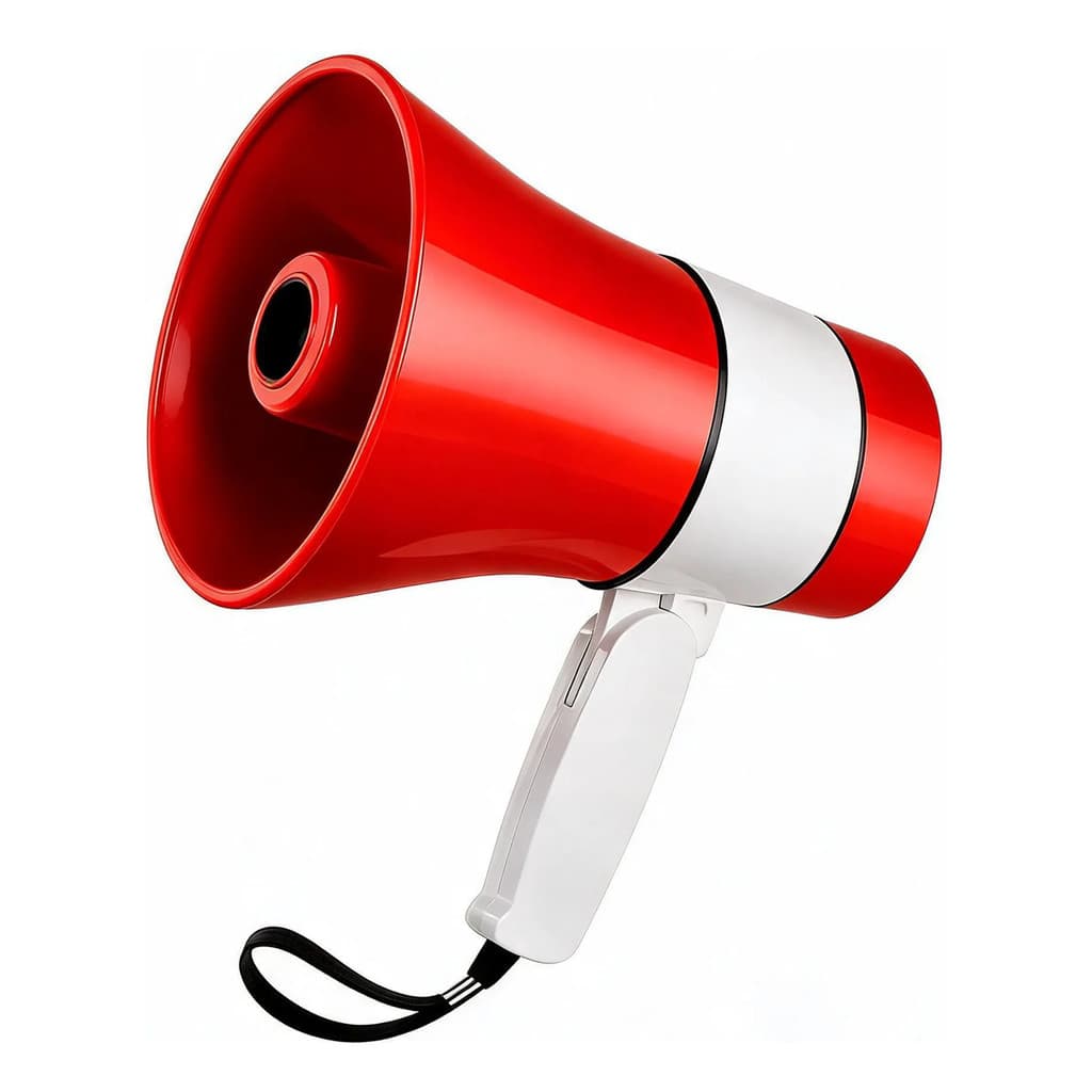 Megafone Recarregável Para Eventos Escola E Atividades 20w