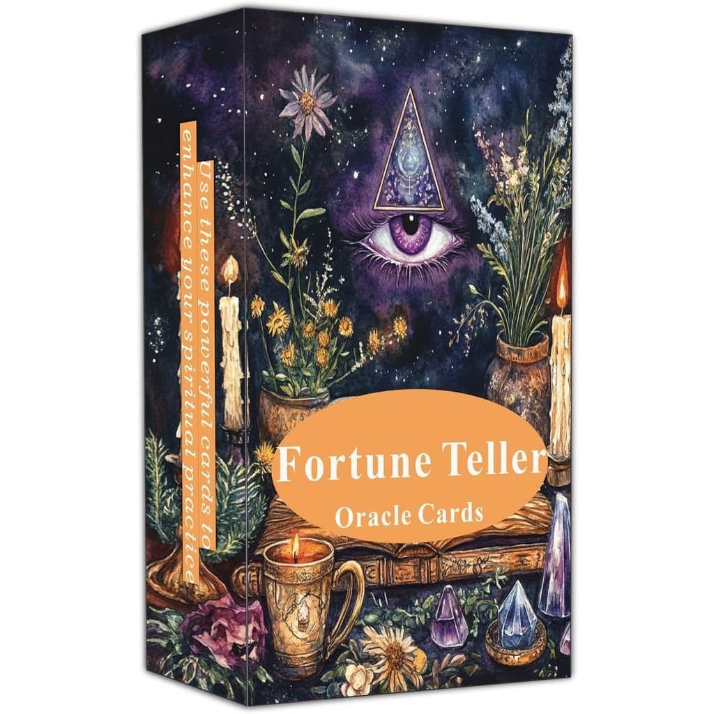 Cartas de Oráculo da Cartomante, cartas criativas de tarô em inglês para jogos de tabuleiro 7.21 4ESQ