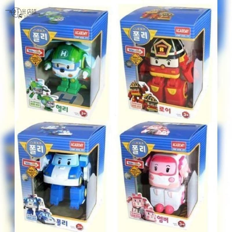 Robocar Poly Mark Helly Roy Amber Bucky RDNR Figura Transformers F35K