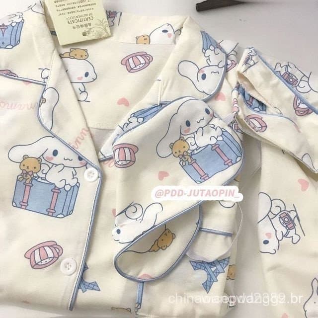 Fofo Sanrio Kuromi Canela Pochacco Pom Purin Lotso Pijama Homewear