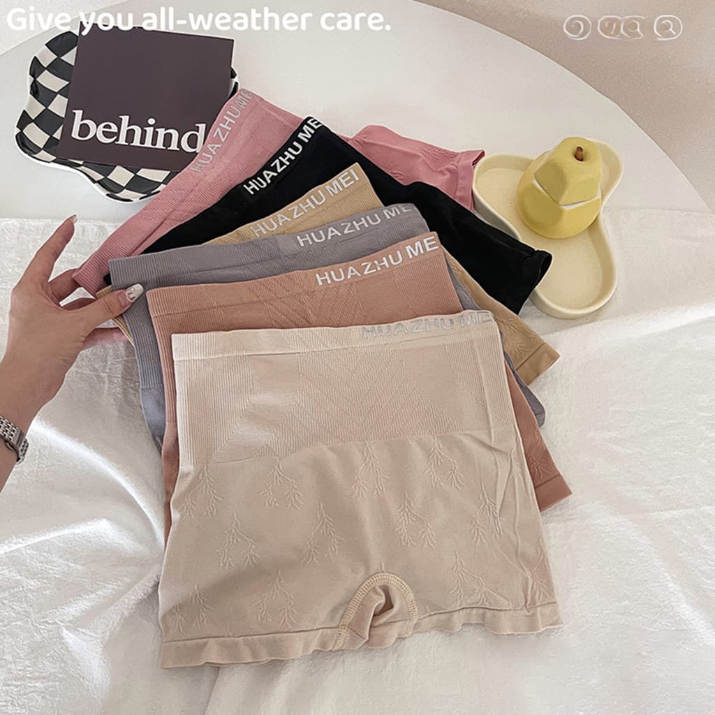 Short Modelador de Cintura Alta Feminino (Caqui/Cinza/Rosa/Preto)