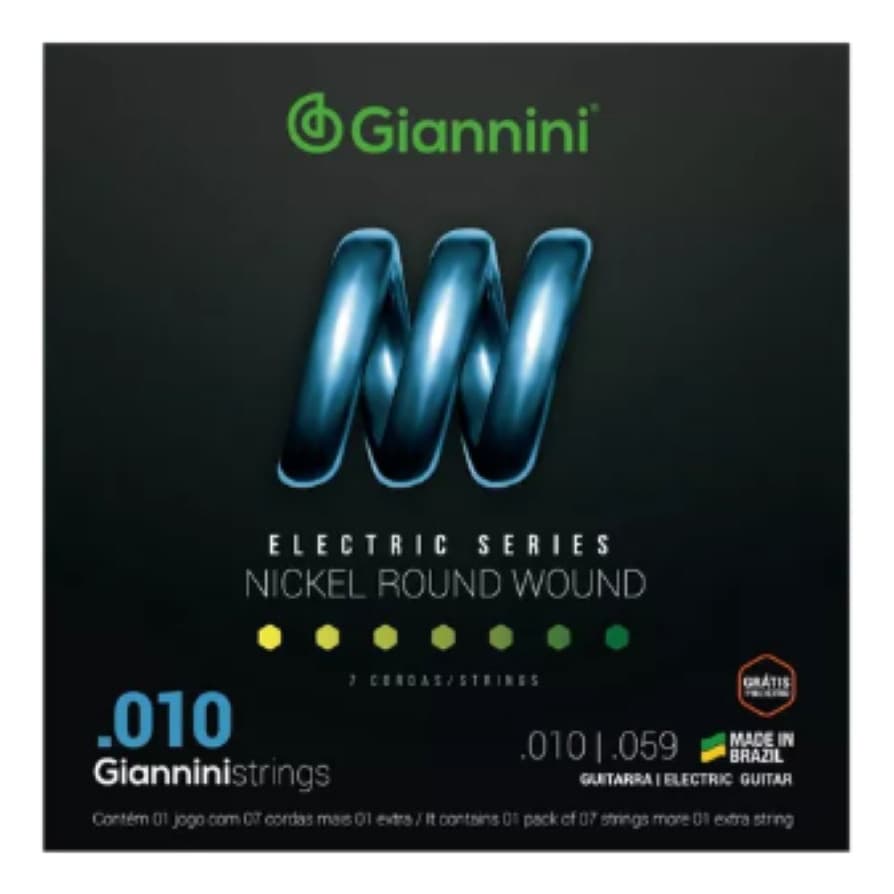 Giannini Guitarra 010 Geegst710 7 Cordas Guitarra