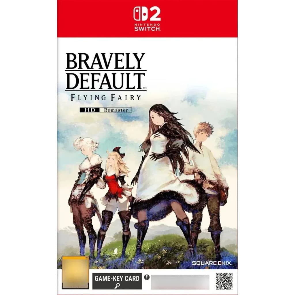 Bravely Default: Flying Fairy HD Remaster - Switch 2 | Cartucho Físico Oficial | Novo e Lacrado na Caixa Pronta Entrega