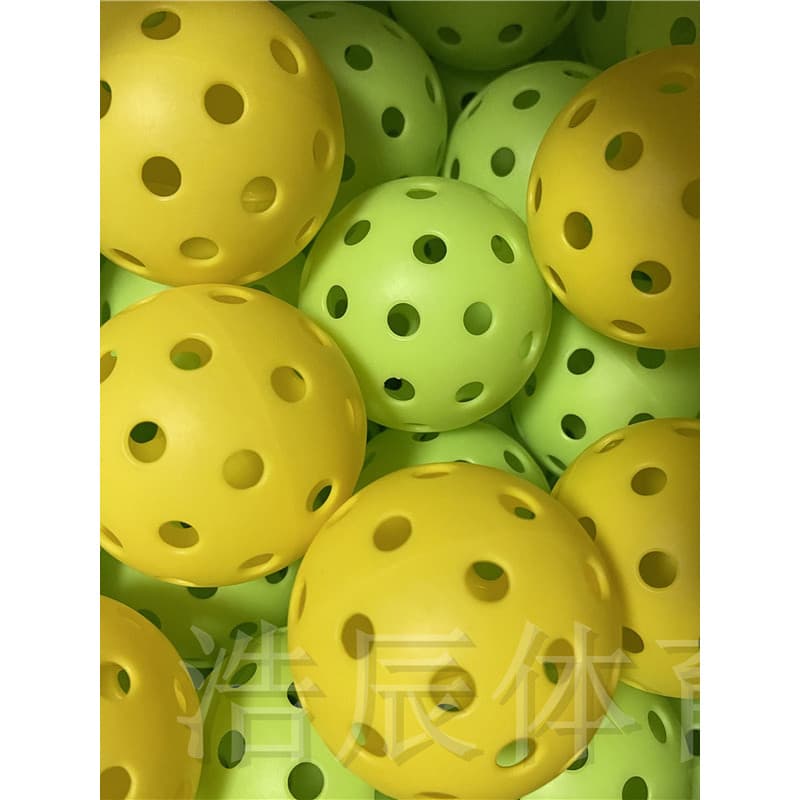 40 buracos treinamento ao ar livre pickleball pickleball buraco bola 74mm competição ao ar livre dedicado rolamento plás