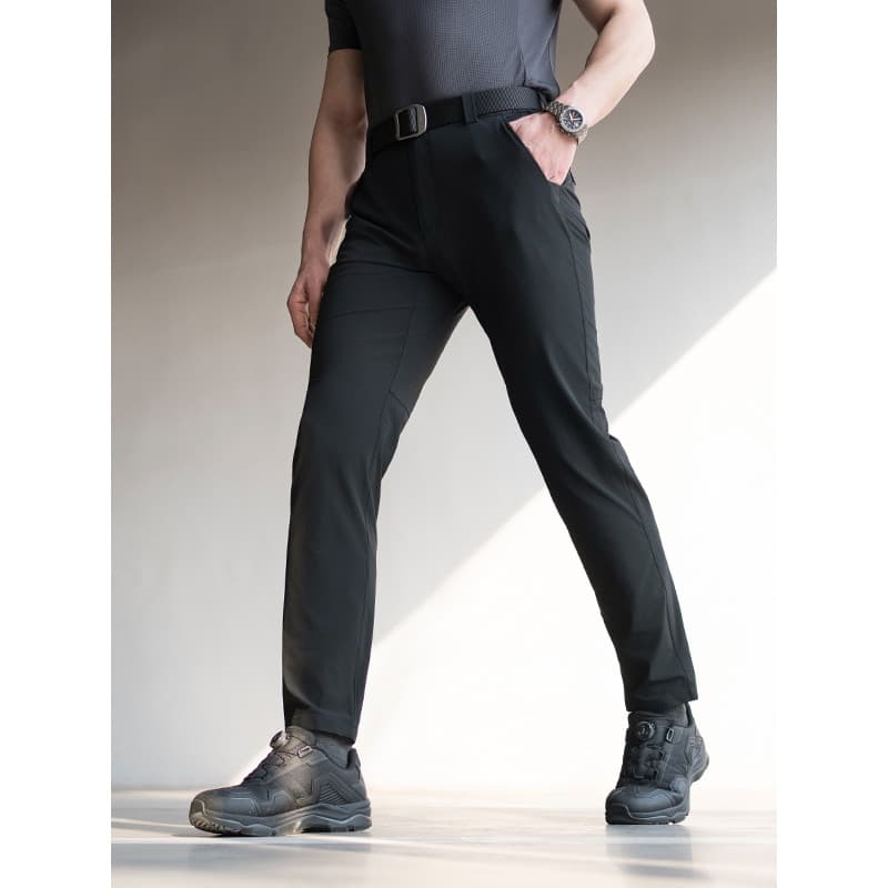 Long Ya Pioneer No. 11 calças Slim-fit leve respirável estiramento antiestático legal elegante Commuter trabalho verão m