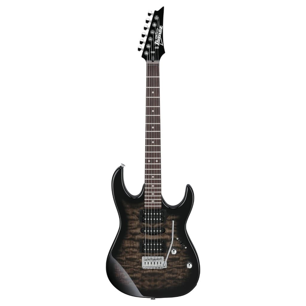 Guitarra Ibanez RG GRX70QA TKS Transparent Black Sunburst