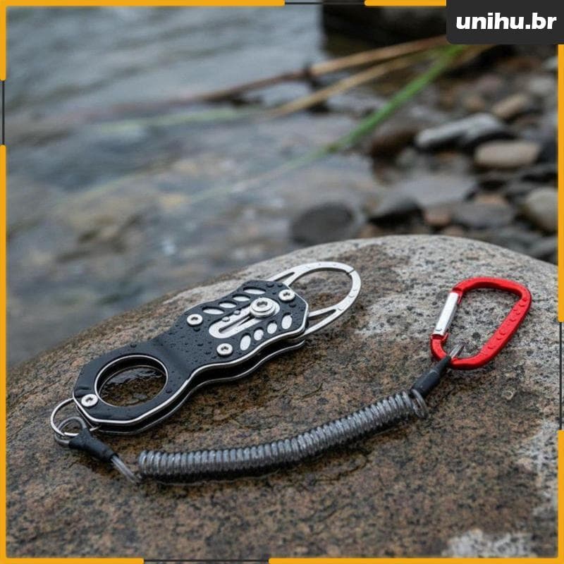 [Unihu] Braçadeira De Pesca Telescópica Portátil Mini Pinça Para Lábios De Peixe Acessório De Manuseio De Peixes Entusia