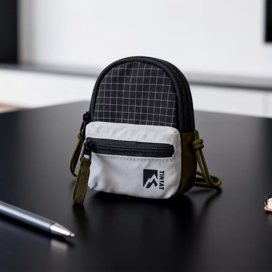 Mochila Mini Pequena Mudança ata Carteira de Fone de Ouvido Criativa