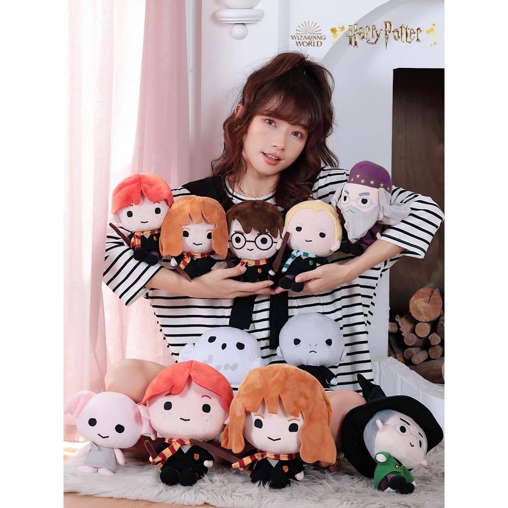 Genuíno Harry Potter estúdios universais brinquedos de pelúcia filme mercadoria bonecas Hermione dos desenhos animados b