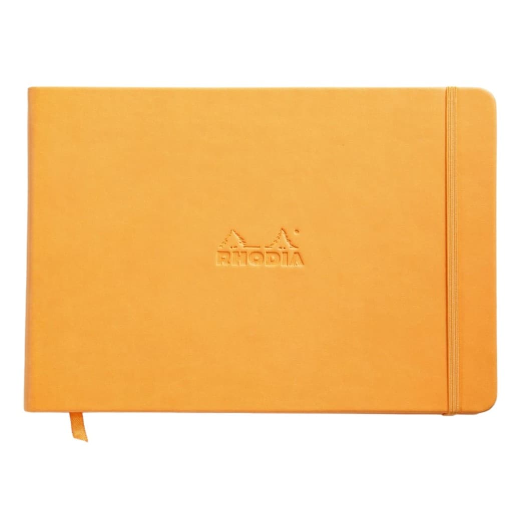 Bloco Webnotebook Paysage A5 Laranja Rhodia 96 Folhas - 118178c