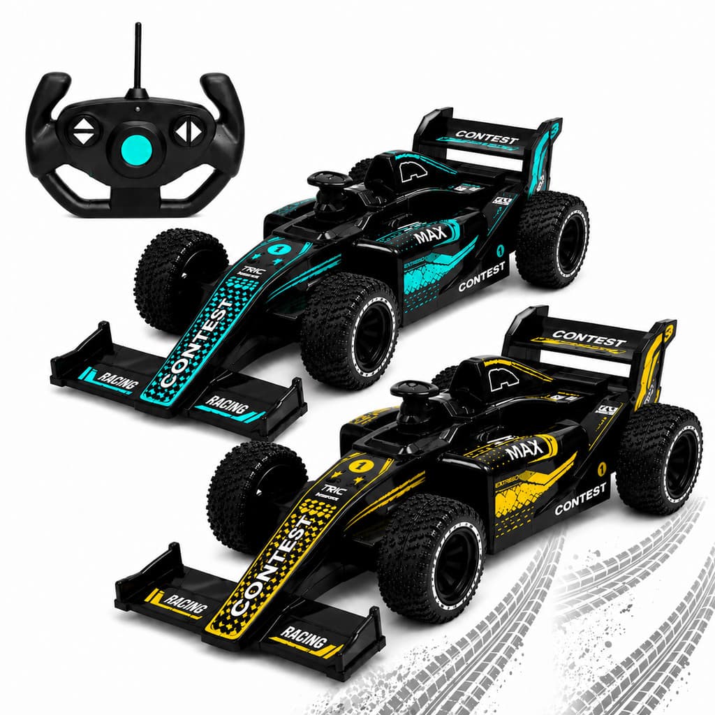 Carrinho Controle Remoto Formula 1 Recarregavel 7 funções