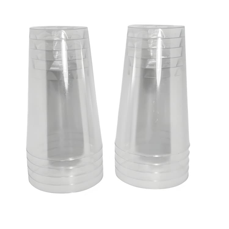 Copo Acrílico Resistente 200ml Cristal Transparente - 10 un