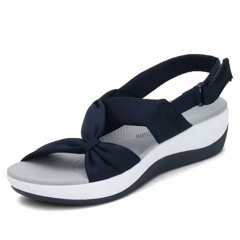 2026 Novos Sapatos Confortáveis Sandálias Plataforma Verão Cunha Salto Inclinado Feminino De Praia Moda
