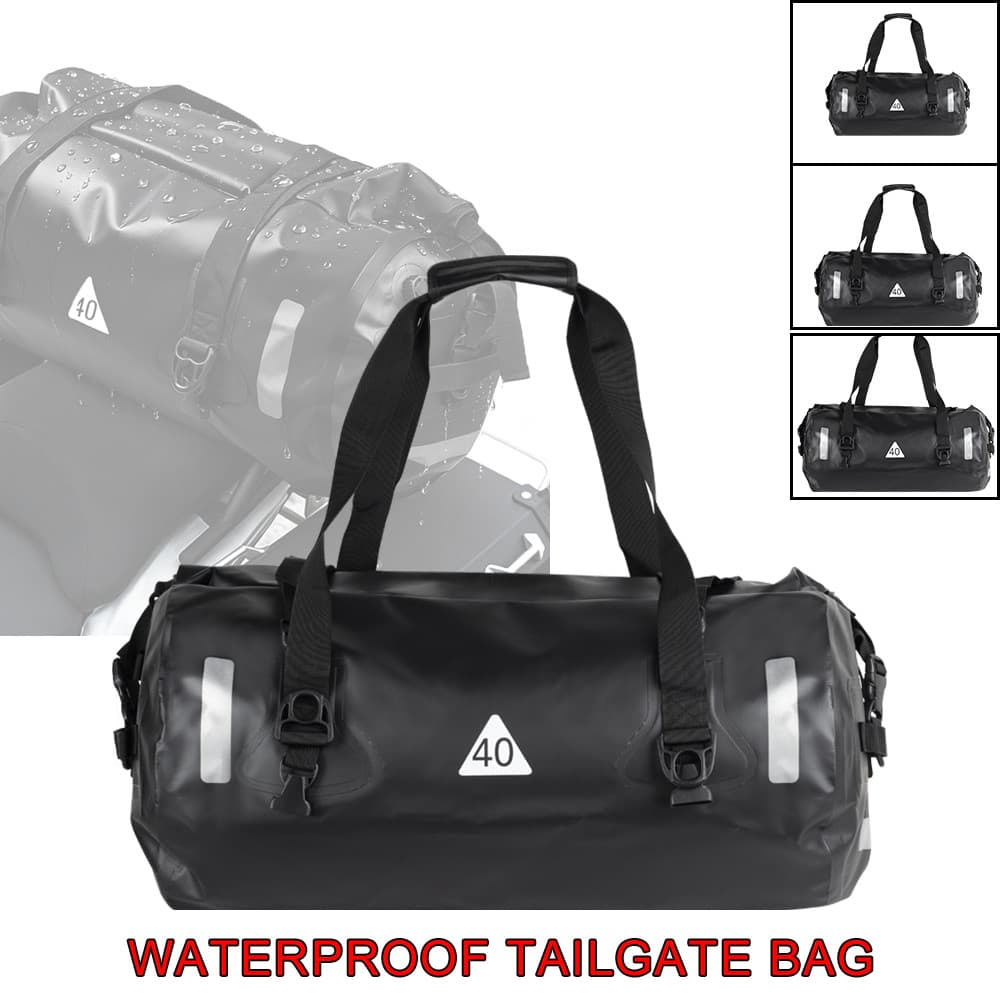 Saco De Bagagem Da Motocicleta À Prova Dwaterproof Água Viagem Ao Ar Livre Seco Rolo Pacote Cauda Mochila Assento