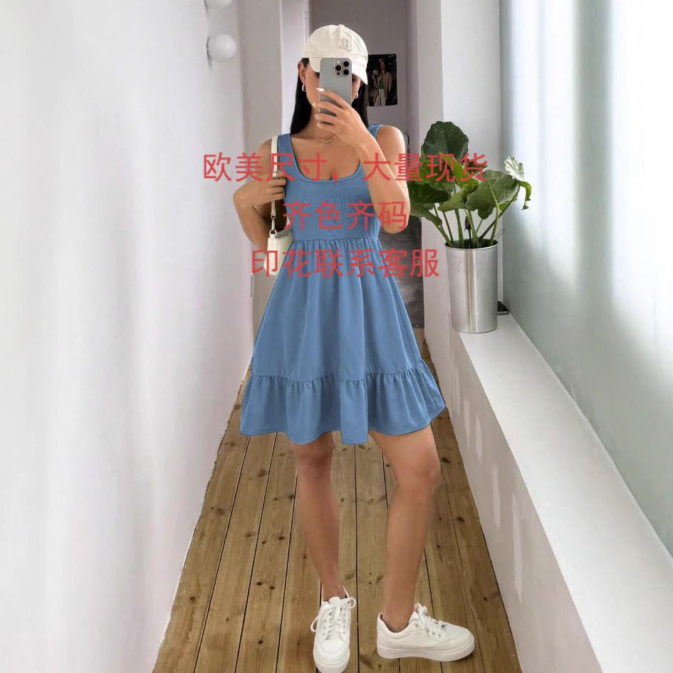 2026 roupas femininas transfronteiriças saia de comércio exterior verão novo estilo roupas estilingue saia vestido
