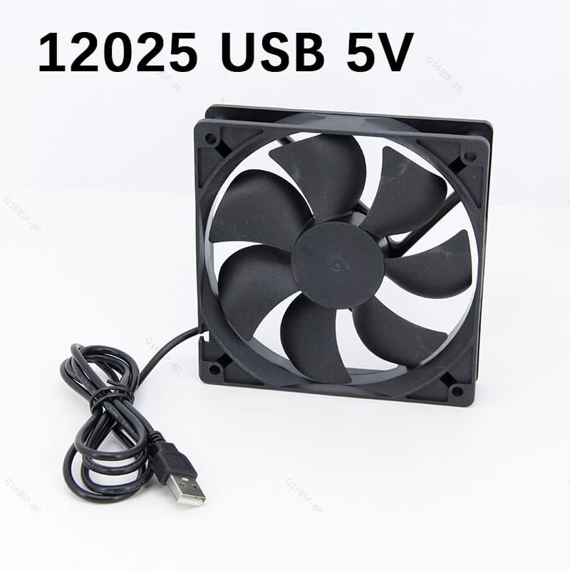 5V USB 12025 120x120x25mm Ventilador De Refrigeração Sem Escova Rolamento De Óleo Silencioso Para Roteador Pet Caixa Equ