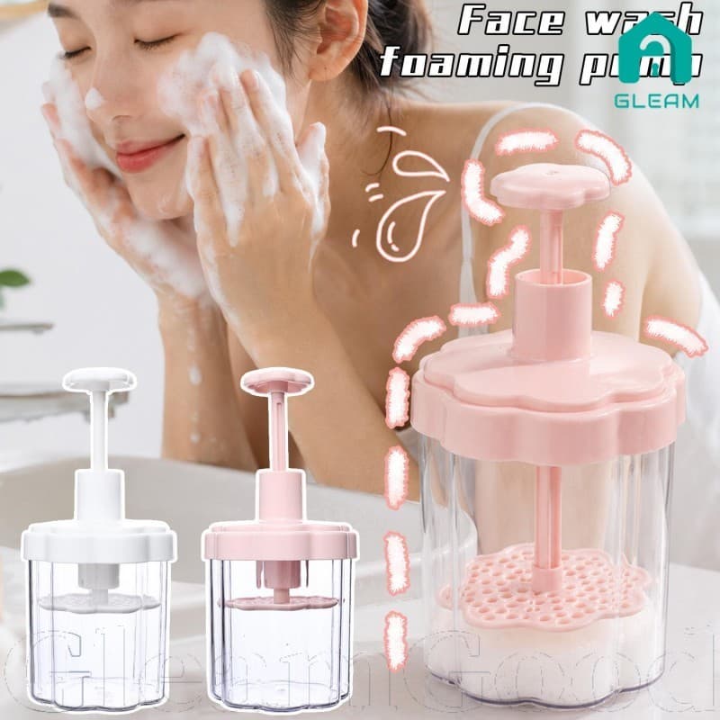 [Navio 24H] Fabricante De Espuma De Limpeza Facial-Tipo De Prensa-Portátil , Reutilizável-Rebote Automático-Leite-Gerado