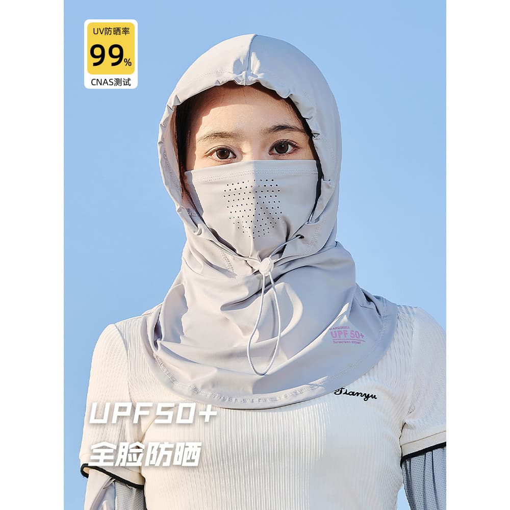 Proteção solar pescoço proteção máscara feminina proteção ultravioleta lenço masculino ciclismo chapelaria máscara facia