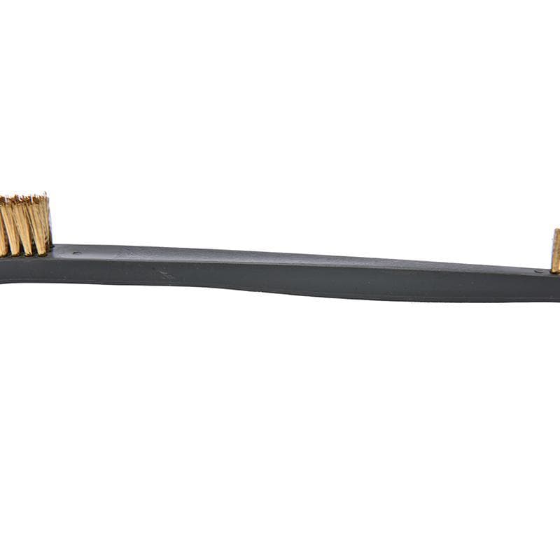 3x Mini Conjunto De Escova De Fio Latão Náilon Cerdas Inoxidável Ferramenta Limpeza Limpador