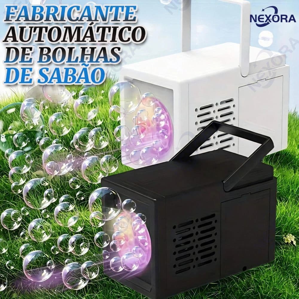 Máquina De Bolhas Portátil Para Festas Ao Ar Livre , Apresentações Em Palco E Reuniões De Amigos , Diversão No Verão-NE