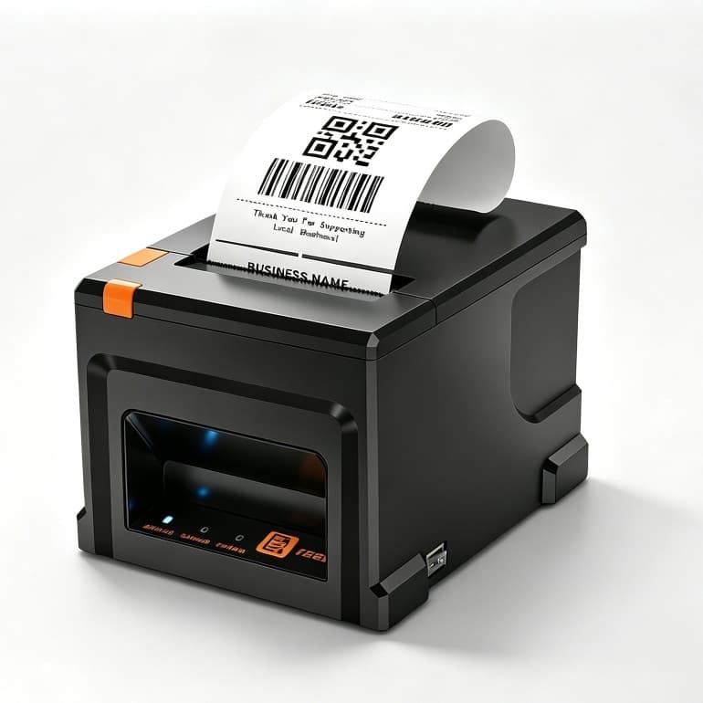 Impressora Térmica Não Fiscal 80mm USB Ethernet Com Guilhotina, Imprime QR Code Para Restaurante e iFood