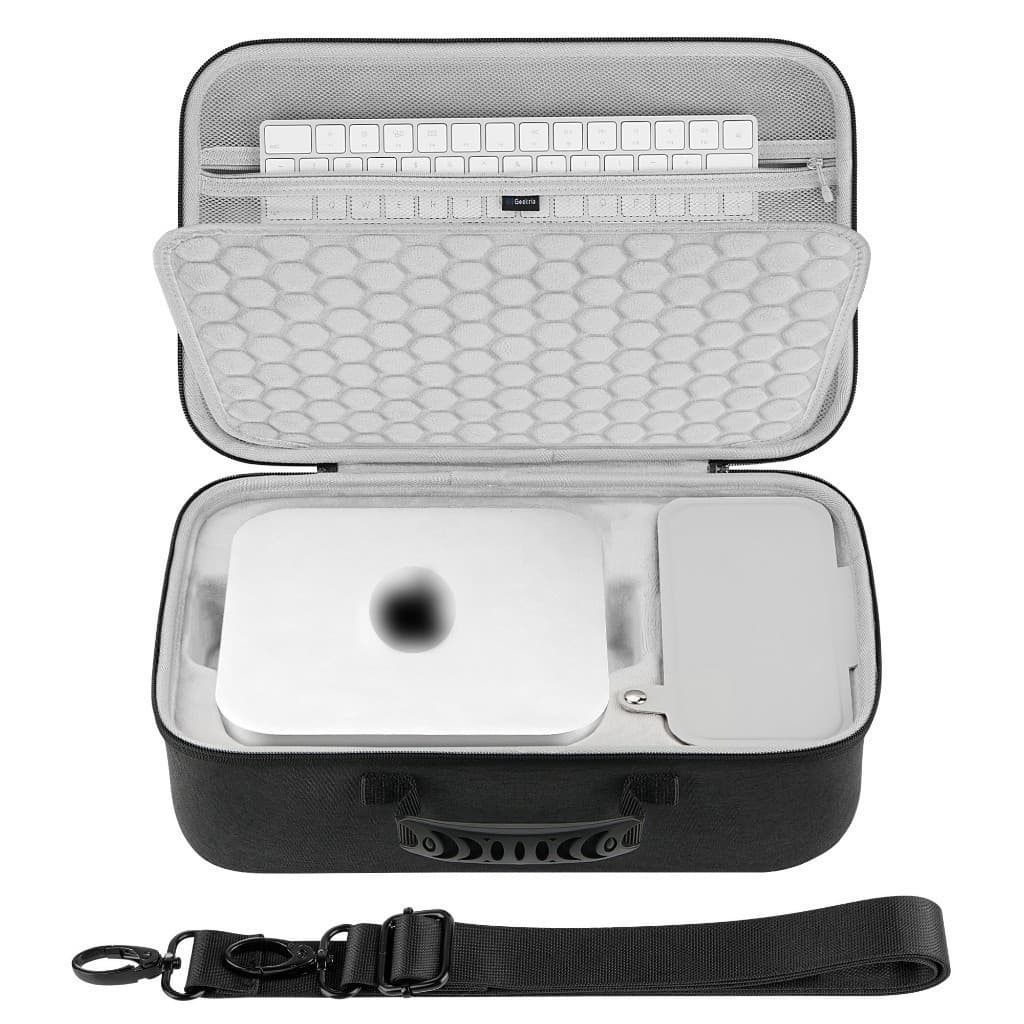 Estojo Rígido GEEKRIA Compatível Com Mac Studio M5/M4/M2/M1 Max , M3 Ultra , Bolsa De Transporte Para Viagem Mini PC (Ci
