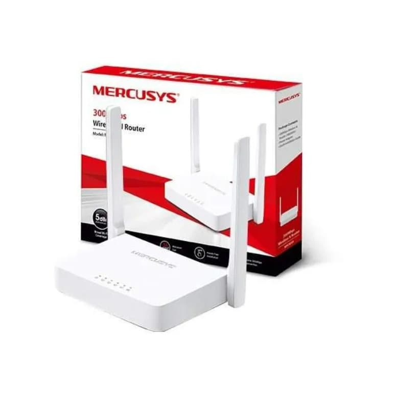 Roteador Wireless Mw301r 300 Mbps 1 Porta Wan 2 Lan 2 Antenas Mercusys IPV6 amplo alcance  5 dbi wi-fi N