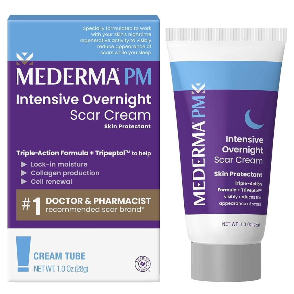 Mederma PM Creme Intensivo para Remoção de Cicatrizes Noturnas, 1 onça